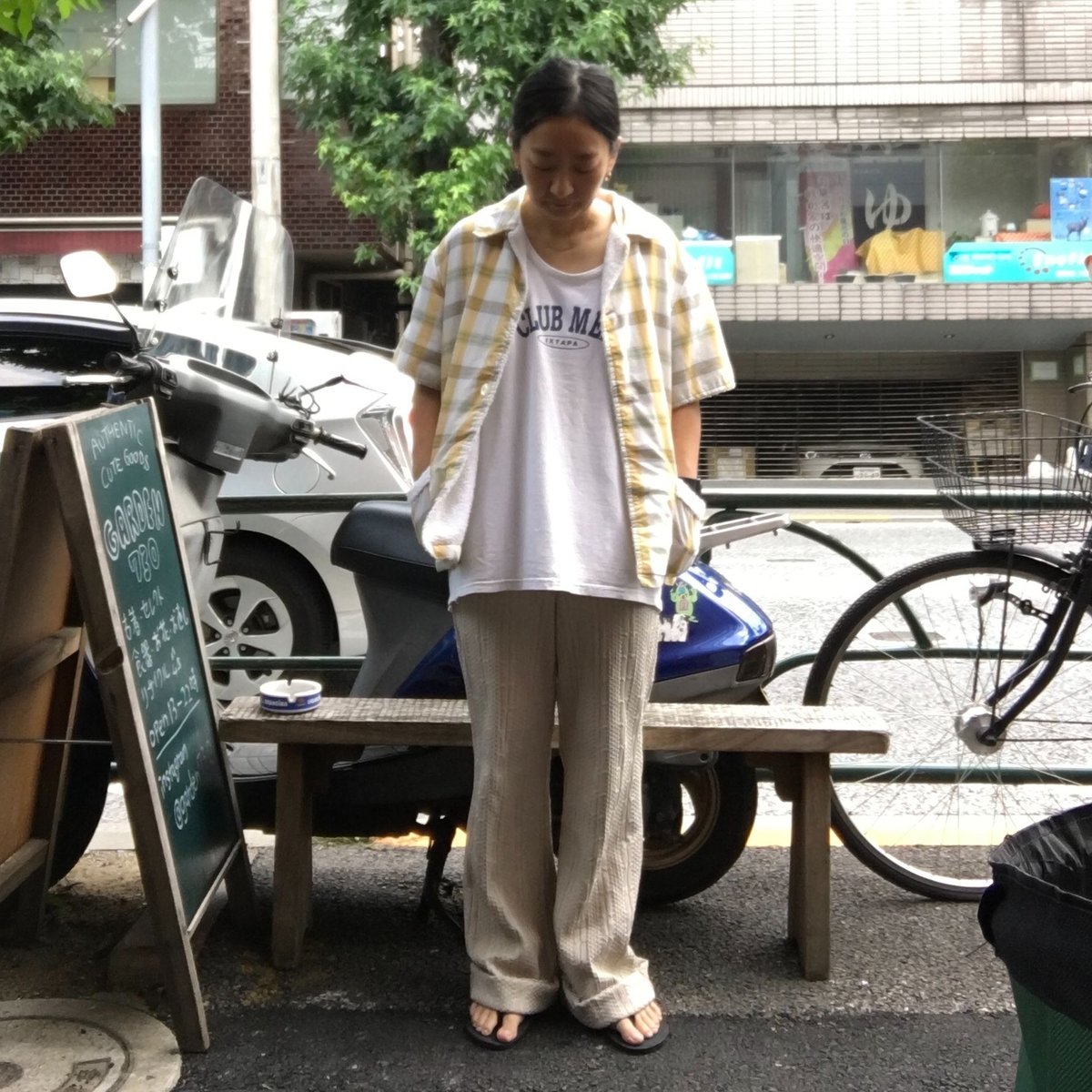 USED] 70's パイル ビーチシャツ | garden730