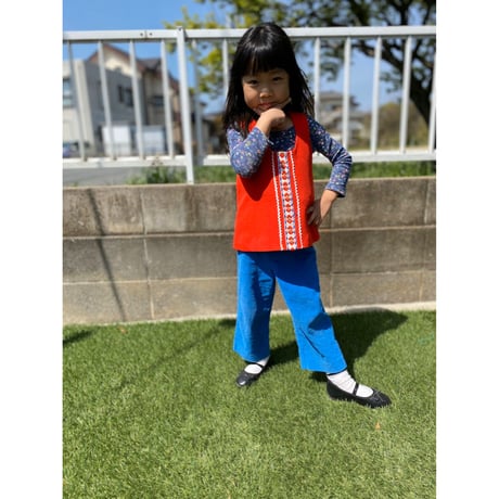 [USED] KIDS♡ vintage チロリアンワンピース