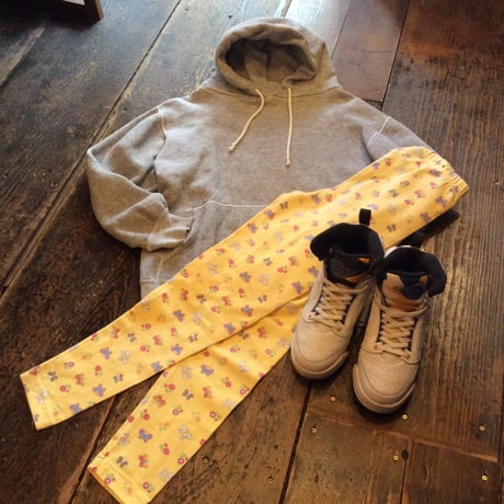 [USED]お花とチョウチョのYELLOWレギンス