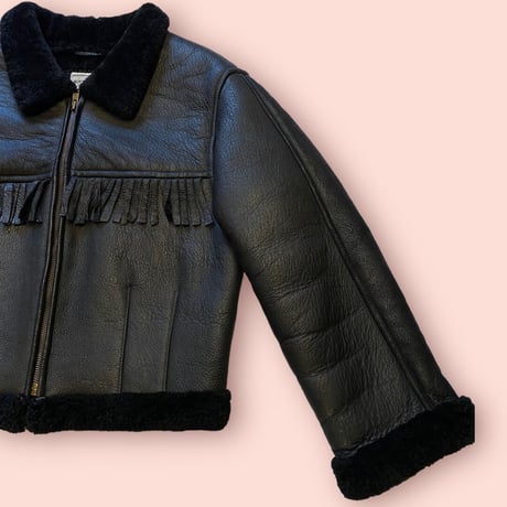 [USED] BLACK REALムートンJKT🖤