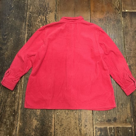 [USED] RED 太畝コーデュロイシャツ