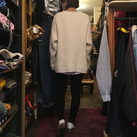 [USED] 太畝COTTONリブ KNIT