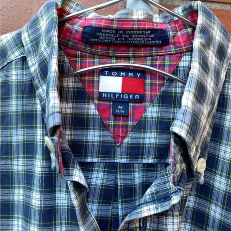 ［USED］Tommy チェックSHIRTS
