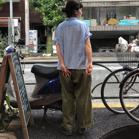 [USED]  バナリパ! LINENキューバシャツ