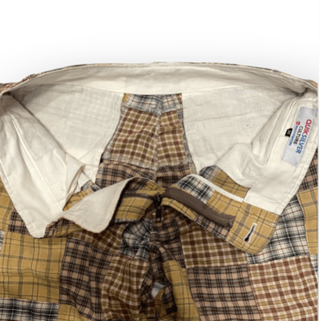 [USED] QUIK SILVER パッチワーク PANTS W34