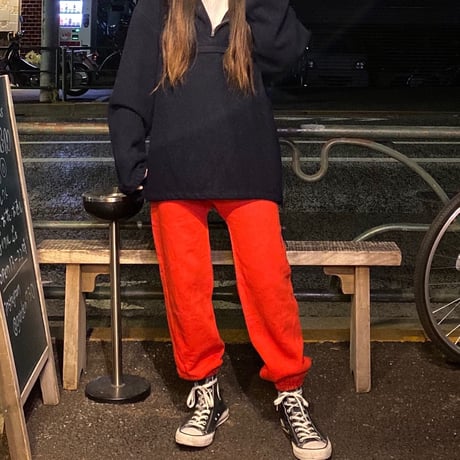 [USED] 真っ赤なVINTAGE SWEAT PANTS！
