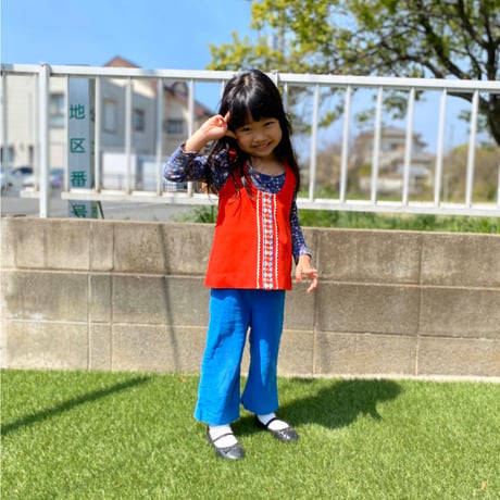 [USED] KIDS♡ vintage チロリアンワンピース