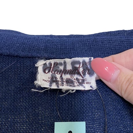 [USED] made in U.S.A. アクリルニットカーディガン♡