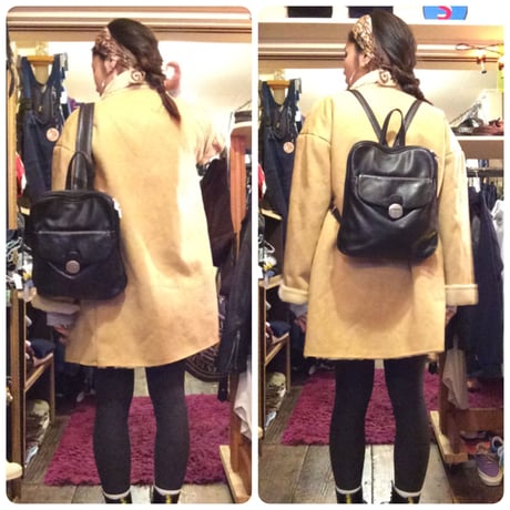 [USED] BLACK レザーリュック