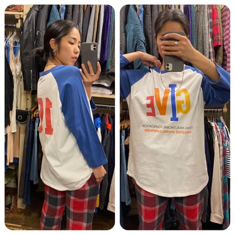 [USED] PRINT ラグランTee