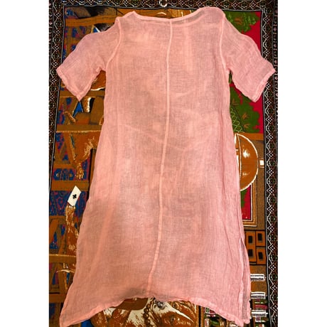［USED］PINK"ガーゼ"ワンピース