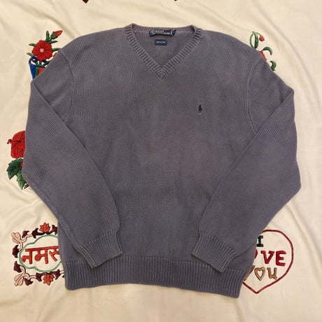 [USED] Ralph Lauren COTTON KNIT！