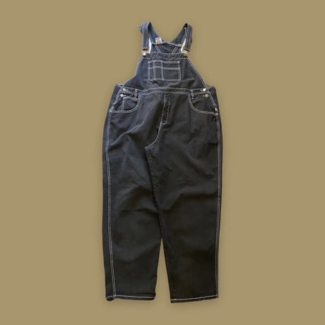 [USED]  made in U.S.A.👣 BLACK OVERALL