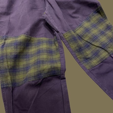 [USED] パッチワーク🍇オーバーオール