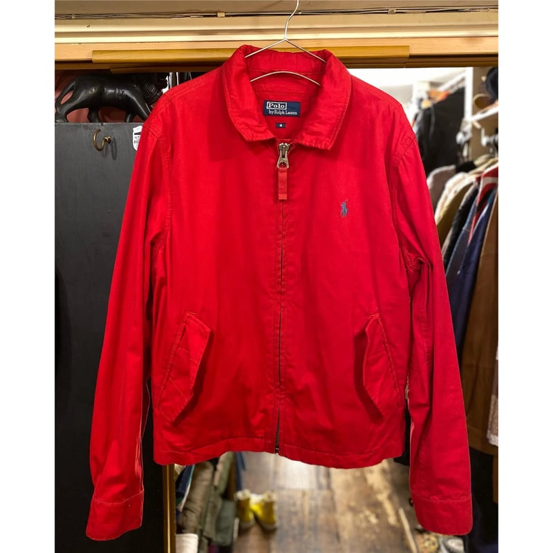 T*h様 RalphLauren スウィングトップ ［現行］ ラルフローレン レザースウィングトップ ブラック 表記(L