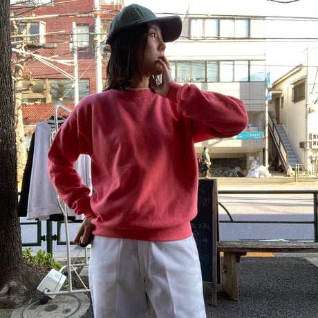 [USED]pink orange スウェット  🍊🩷