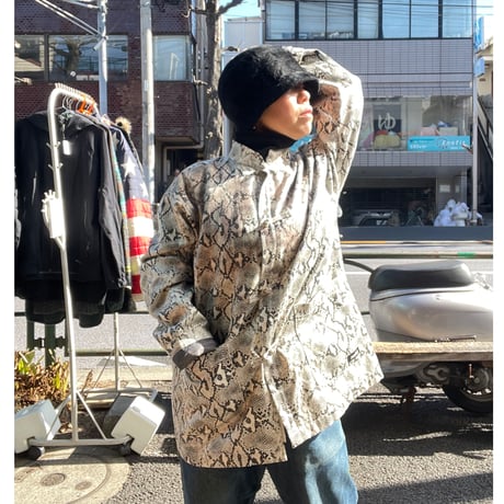 [USED] X-gail  SAMPLE パイソン柄チャイナJKT