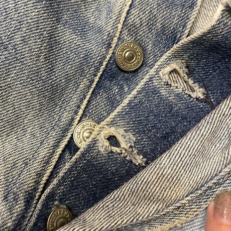 [USED] Levi's 501 赤耳ダメージDENIM