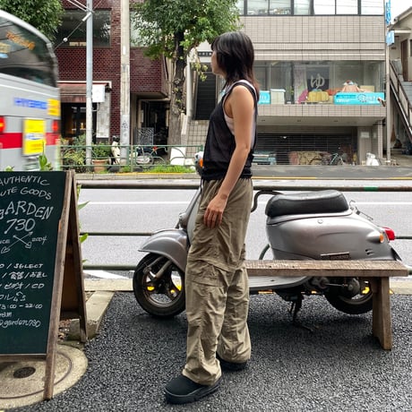 [USED] カーキのNYLONデタッチャブルPT