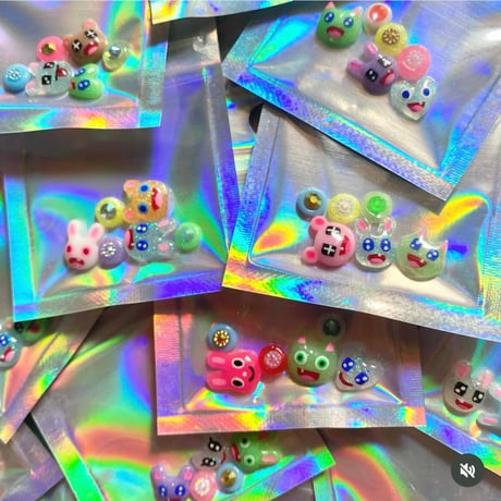 [BENICOTOY] ミニ キャラ つめかざり 6つ入り