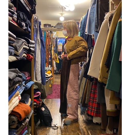 [USED] VINTAGE  SUEDE Gジャン