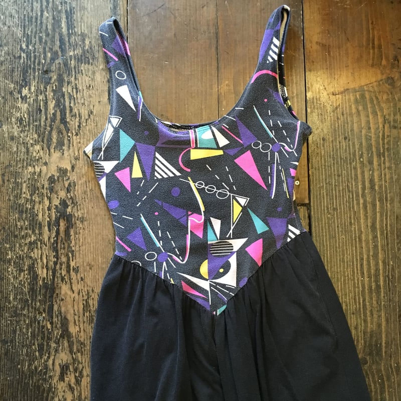 USED] 80's エアロビ風 サロペット | garden730