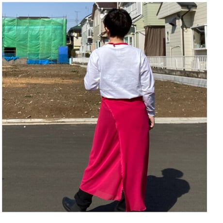 [PERO]  シースルー・エプロン ドレス