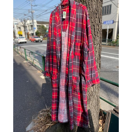 [USED]  vintage PRINTネル ガウン❤️