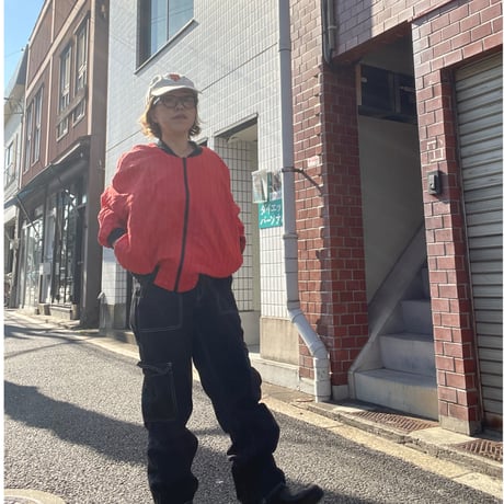 [USED] "BDG SKATE JEAN" BLACK COTTON CARGO Pants