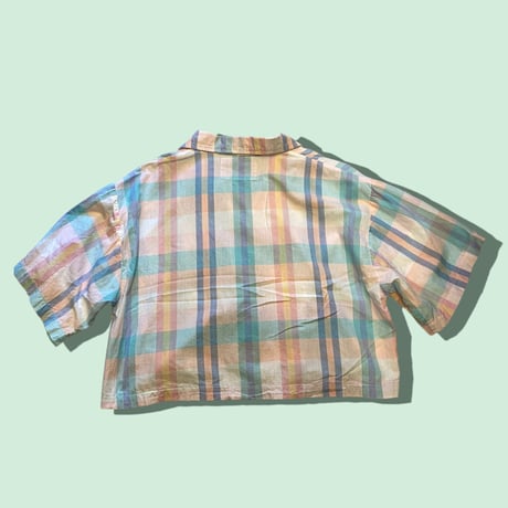 [USED] ショート丈 チェックシャツ ♡