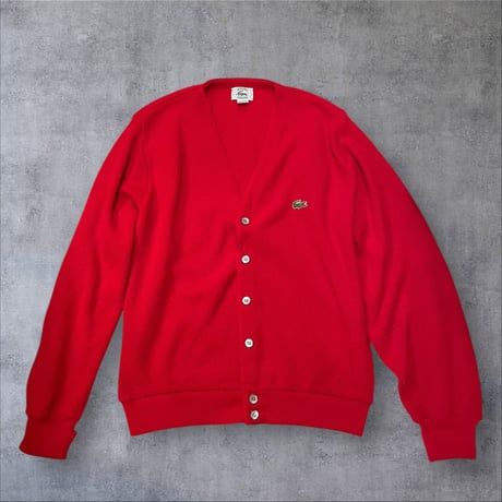 [USED] 80's IZOD LACOSTE ACRYL カーディガン