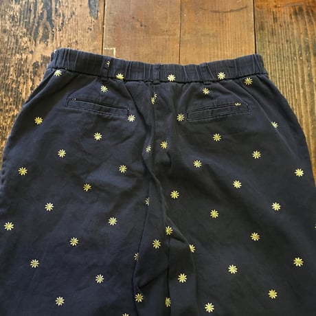 [USED] 刺繍入り COTTON CHINO  7部丈