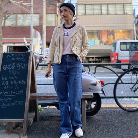 [USED] WHITE REAL LEATHER JACKET♡