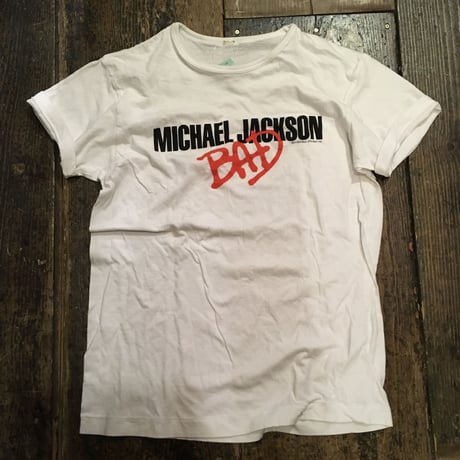 [USED] マイケルジャクソン BAD tee