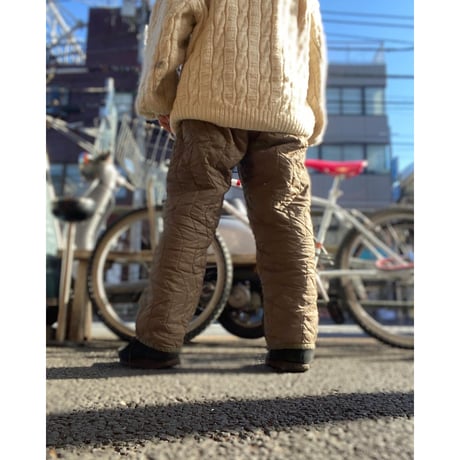 [USED] ドイツ軍  キルティング OVER PANTS