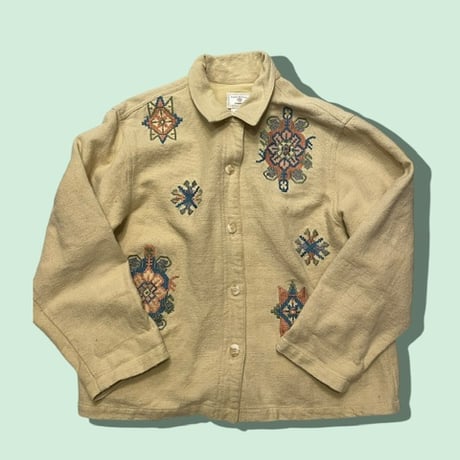 [USED] 刺繍 COTTON ジャケット