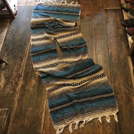 [USED] メキシカンラグ ポンチョ
