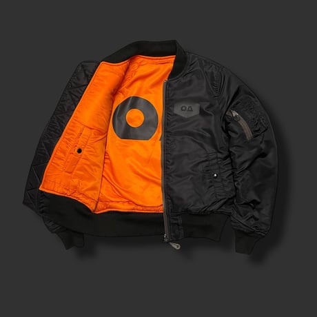 [QP ○△ ⇄ garden] 001 MA-1 BLACK