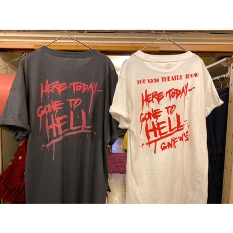 [USED]  vintage GUNS N' ROSES  TOUR Tee