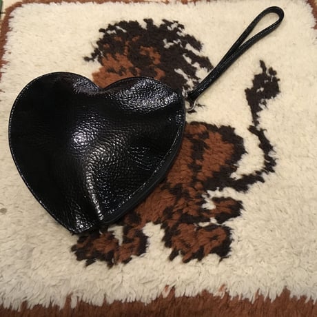 [USED] from BRAZIL パテント ハート型 ポーチ♡
