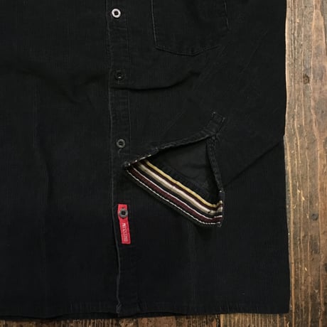 [USED] BLK corduroyのオープンカラーシャツ