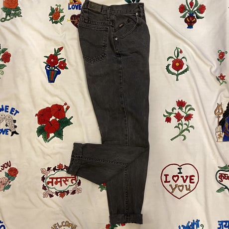 [USED] 80's Lee BLACK DENIM！