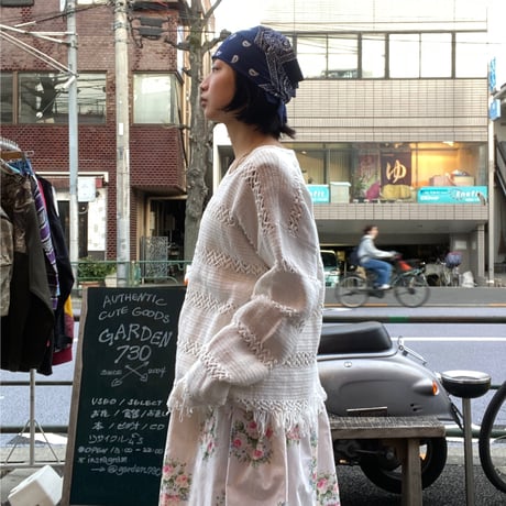 [USED]クロシェットトップス🤍