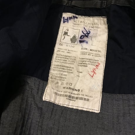 [USED] イギリス "GORE- TEX"   FIRE MAN  コート