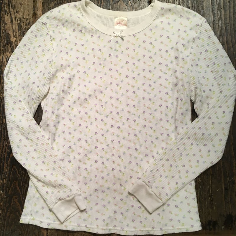 古着、花柄サーマル、4点セットまとめ売り 古着、花柄サーマル、4点セットまとめ売り 古着、花柄サーマル、4点セット