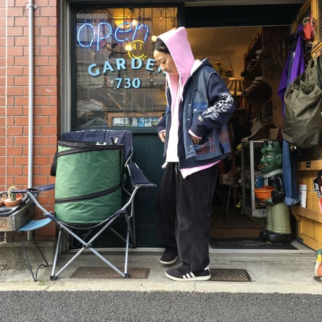 [USED] パッチワーク ネル ベスト♡ Made in U.S.A.