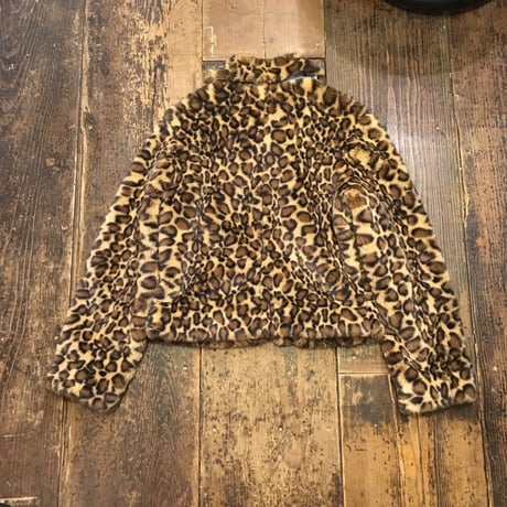 [USED] FAKE レオパード柄コート