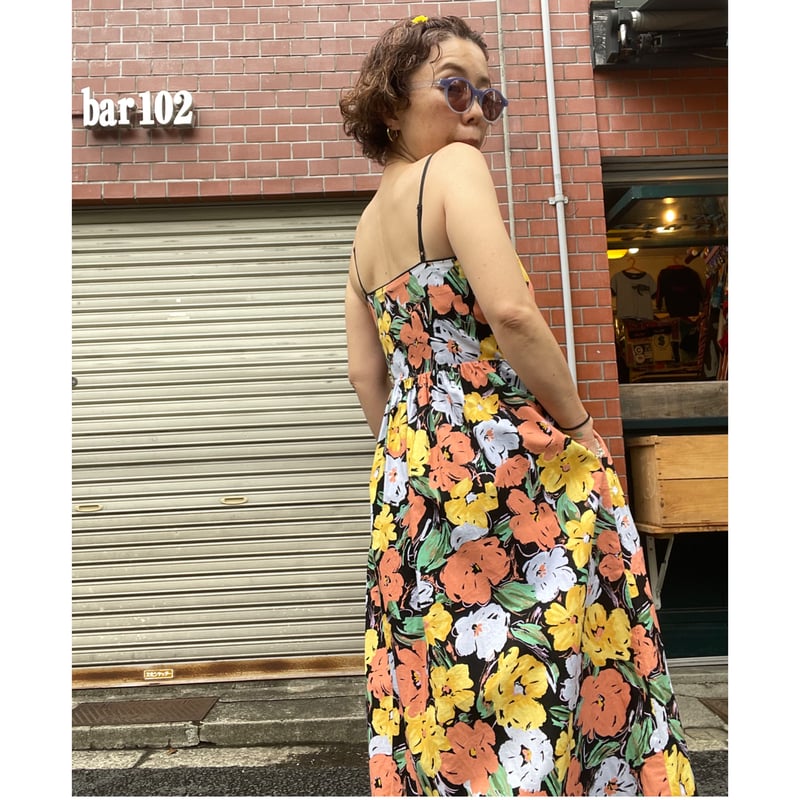 USED] 花柄 キャミソールワンピース | garden730