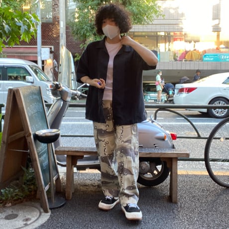 [USED] MIRTALY  CAMO PANTS - CHOCO CHIP-