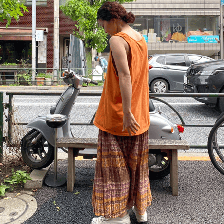 [USED] OLD "POLO SPORT"タンクトップ orange